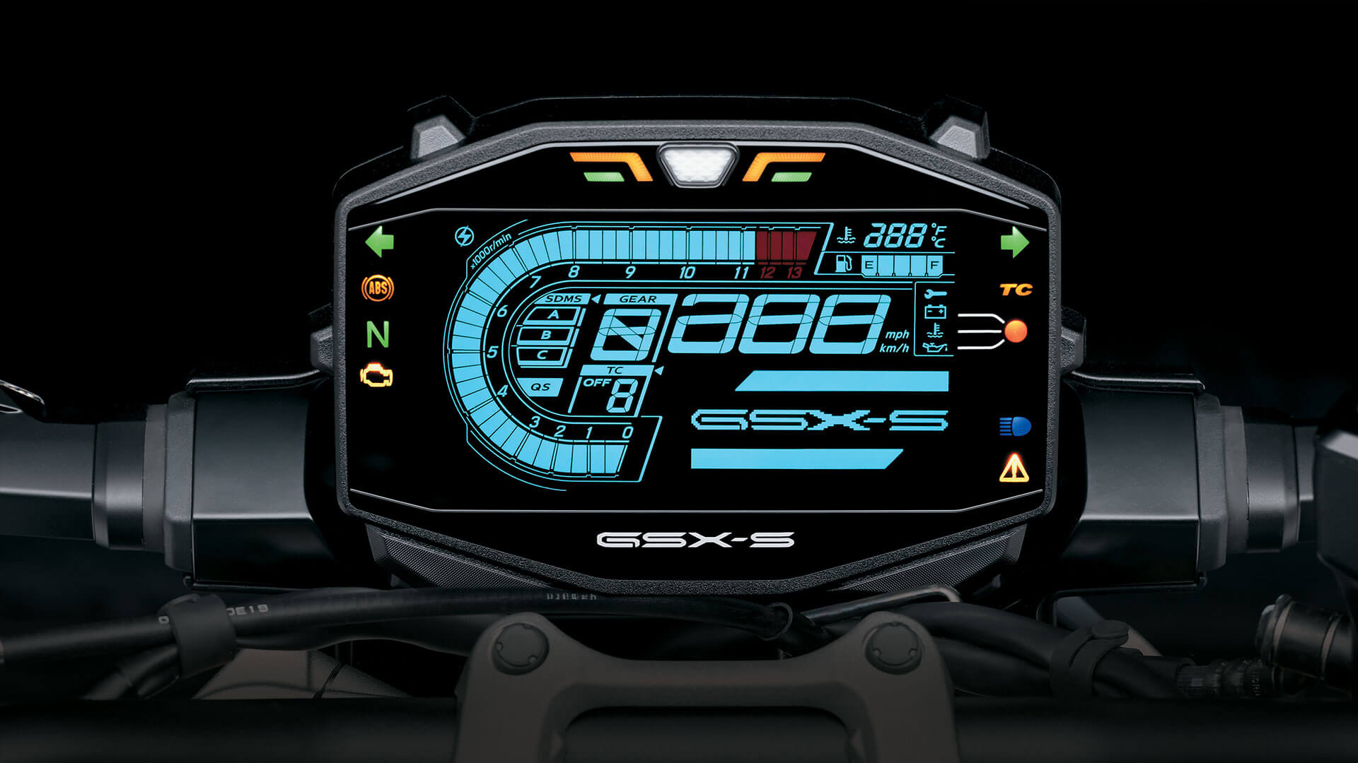 Suzuki GSX S1000 Full LCD Műszerfal 13