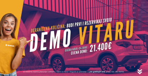 PONUDA: BUDI PRVI I REZERVIRAJ DEMO VITARU PO SNIŽENOJ CIJENI