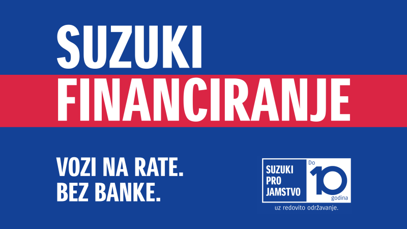 Revolucija na tržištu: „Odaberi, plati trećinu i vozi kući! Novi Suzuki nikad nije bio dostupniji“