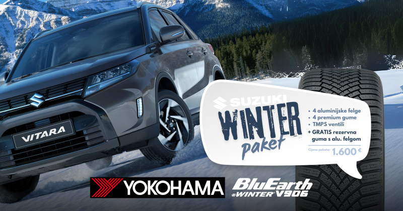 SUZUKIJEVA POSEBNA PONUDA: JOKOHAMA WINTER PAKET